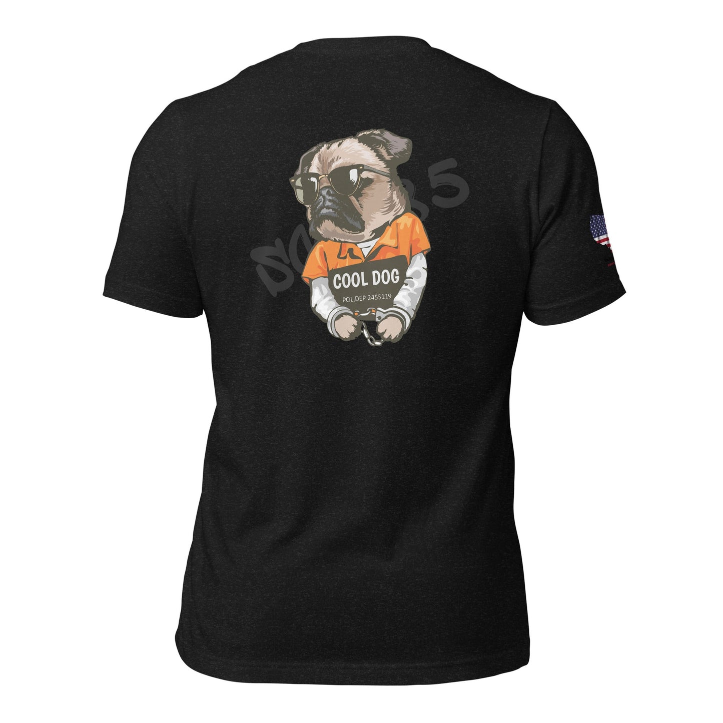 Dog Jail Backprint T-Shirt | K9 Streetwear Graphic Tee - The snout club 1985