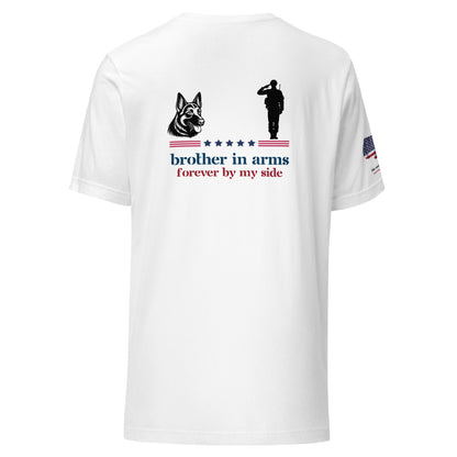 Brother in Arms T-Shirt | German Shepherd & Soldier - The snout club 1985