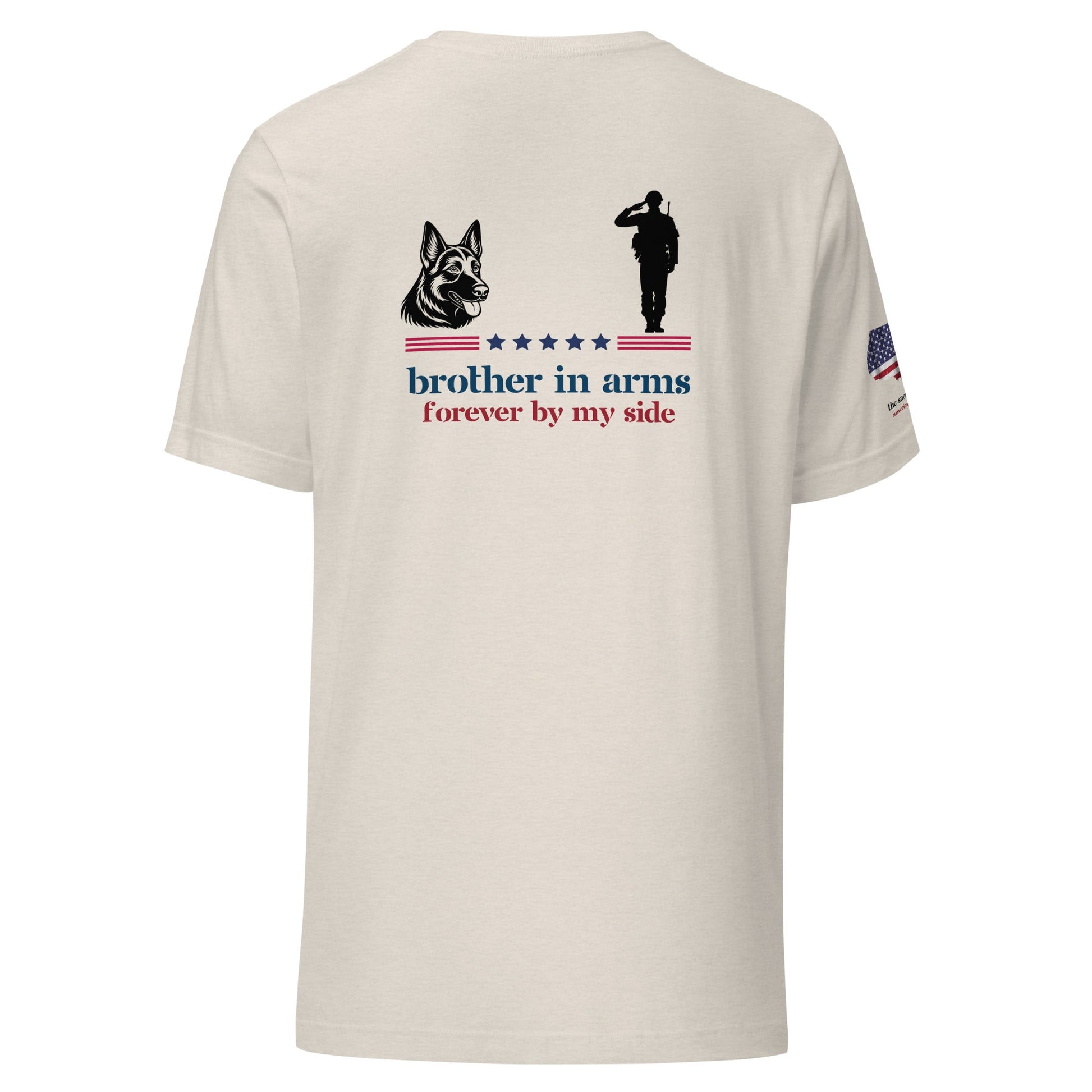 Brother in Arms T-Shirt | German Shepherd & Soldier - The snout club 1985