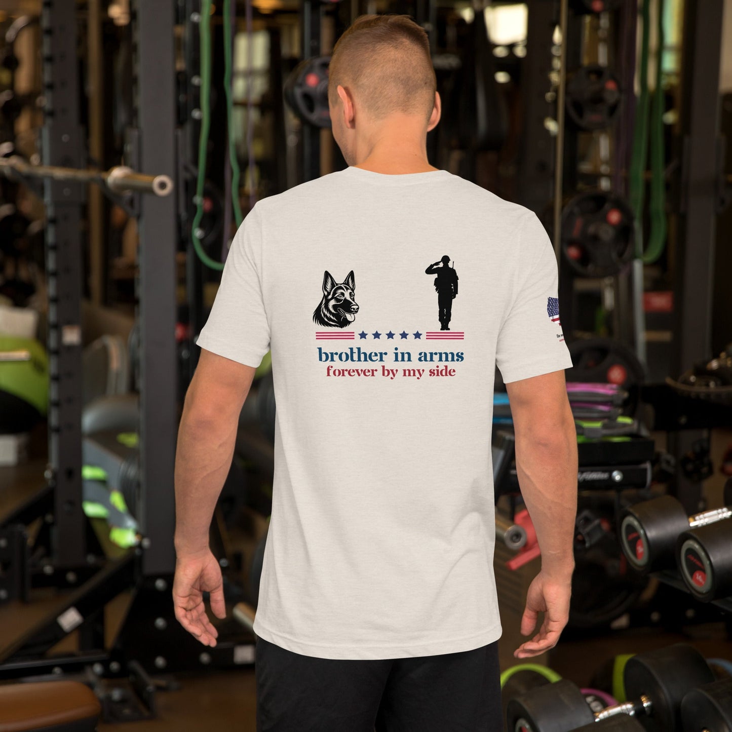 Brother in Arms T-Shirt | German Shepherd & Soldier - The snout club 1985