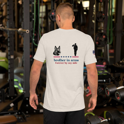 Brother in Arms T-Shirt | German Shepherd & Soldier - The snout club 1985