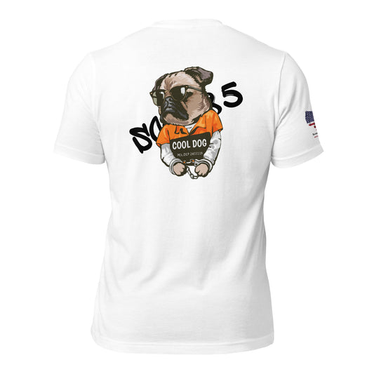 Dog Jail Backprint T-Shirt | K9 Streetwear Graphic Tee - The snout club 1985