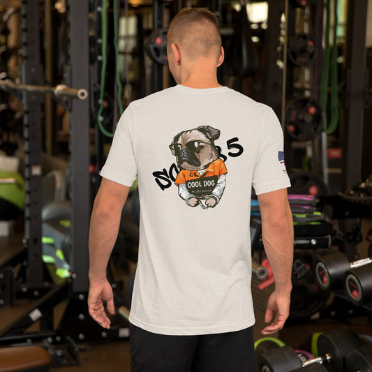 Dog Jail Backprint T-Shirt | K9 Streetwear Graphic Tee - The snout club 1985