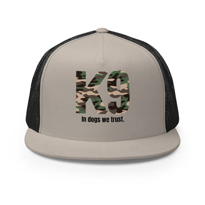 K9 Camouflage Cap | In Dogs We Trust Design - The snout club 1985