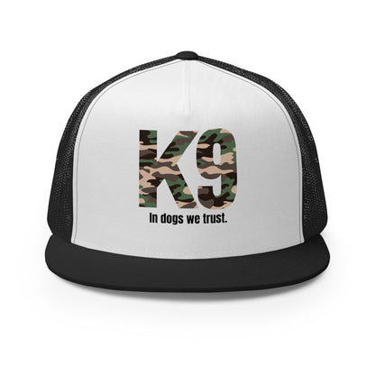 K9 Camouflage Cap | In Dogs We Trust Design - The snout club 1985