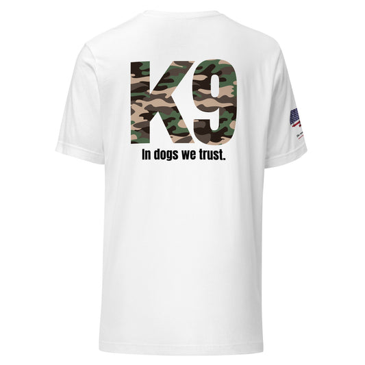 K9 Camouflage T-Shirt | Dog Lover Streetwear Graphic Tee - The snout club 1985