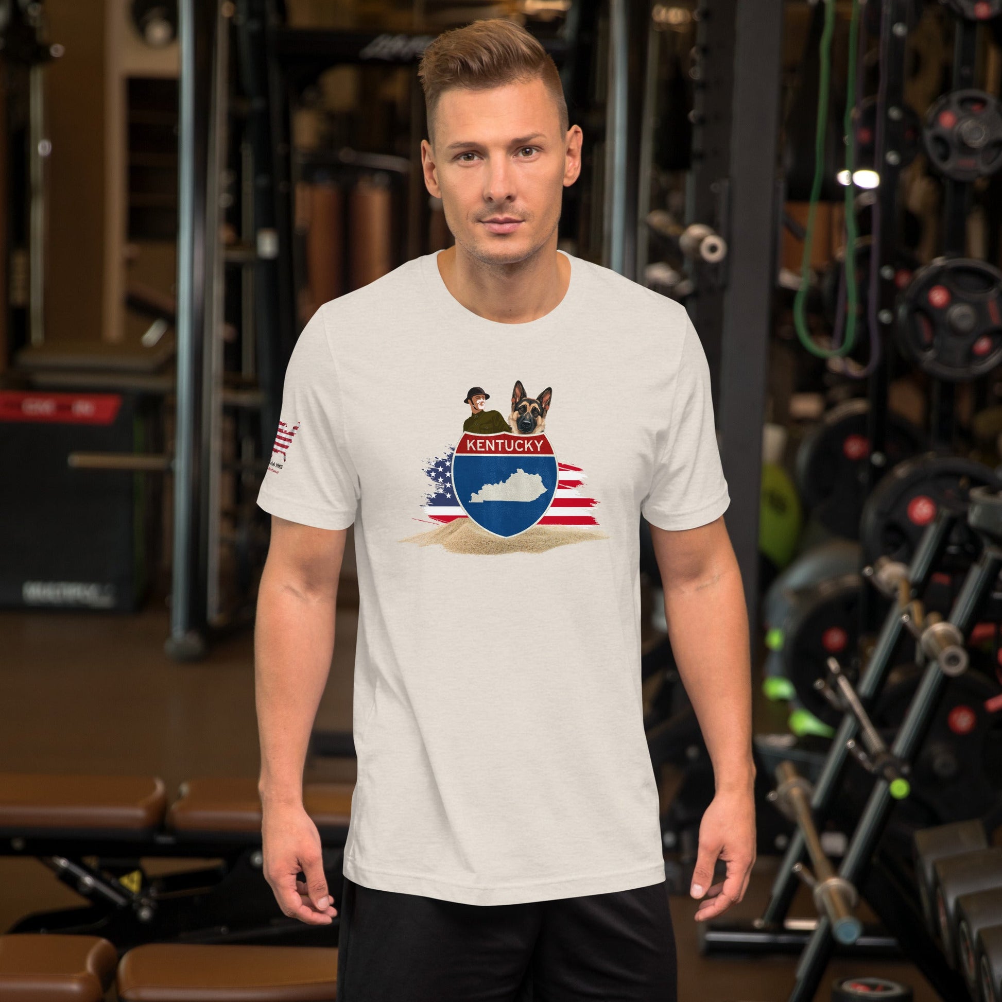 Kentucky Veteran T-Shirt with Dog – Military & Patriotic Apparel - The snout club 1985