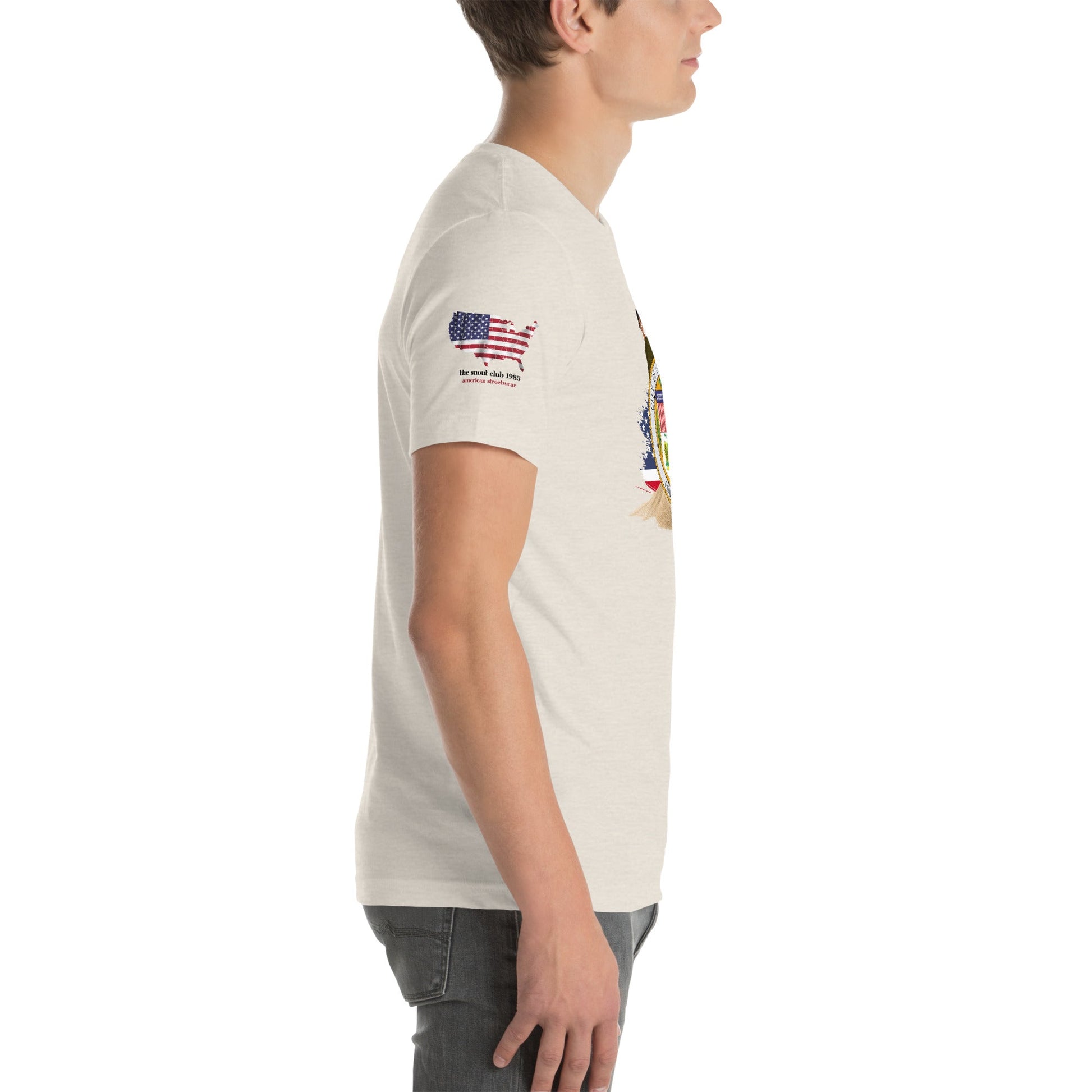 Los Angeles Veteran T-Shirt with Dog – Military & Patriotic Apparel - The snout club 1985