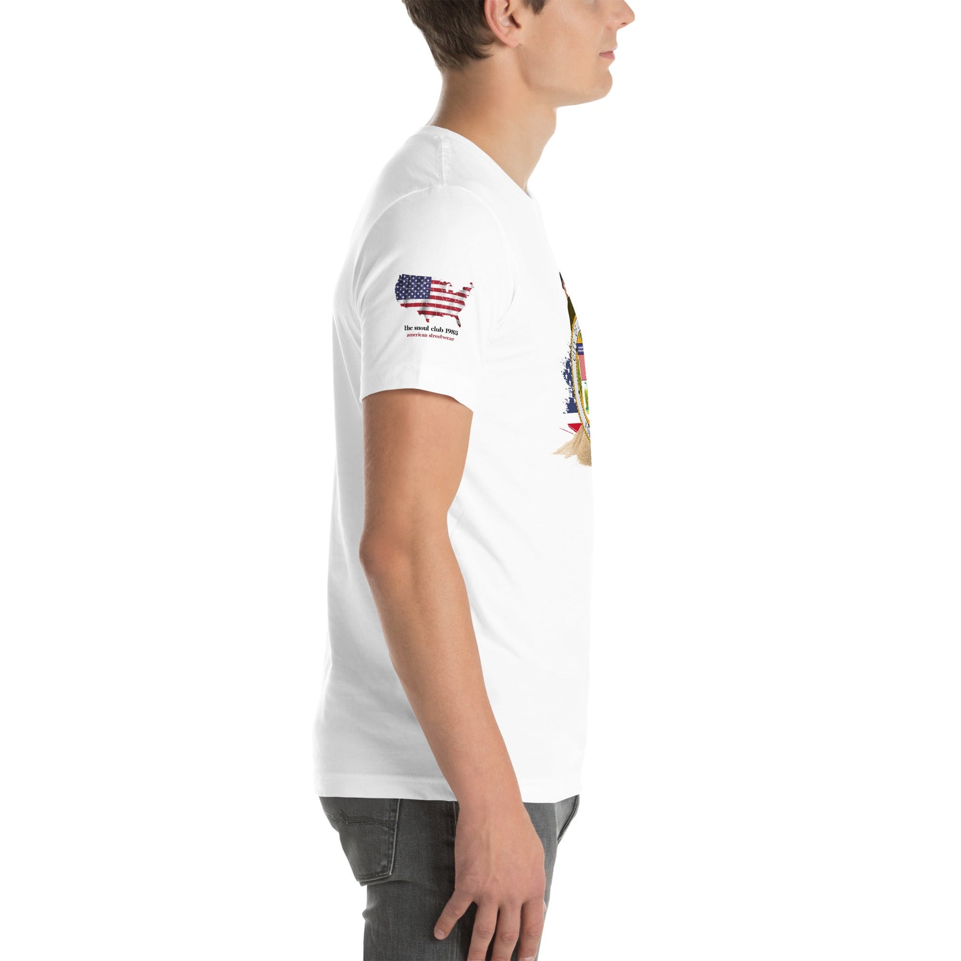 Los Angeles Veteran T-Shirt with Dog – Military & Patriotic Apparel - The snout club 1985