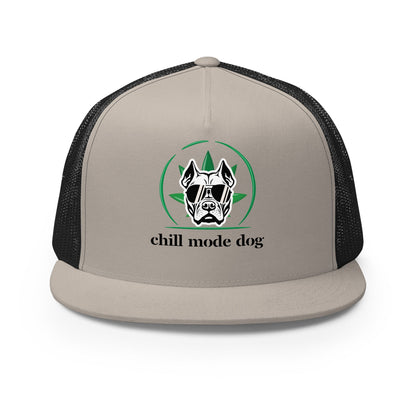 Pitbull Cap | Chill Mode Dog Cannabis Design - The snout club 1985
