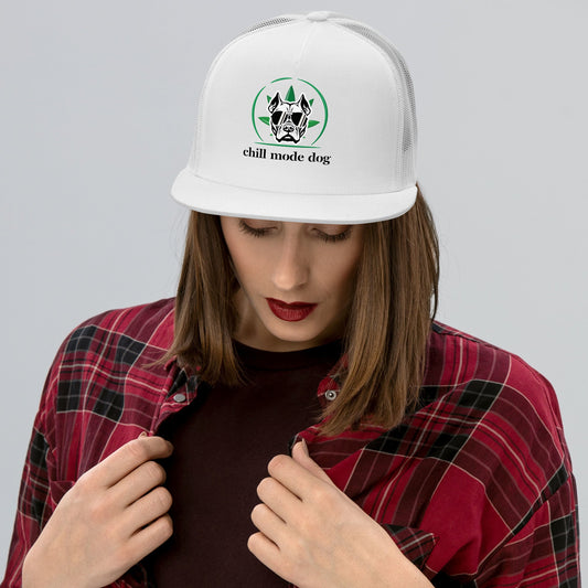 Pitbull Cap | Chill Mode Dog Cannabis Design - The snout club 1985