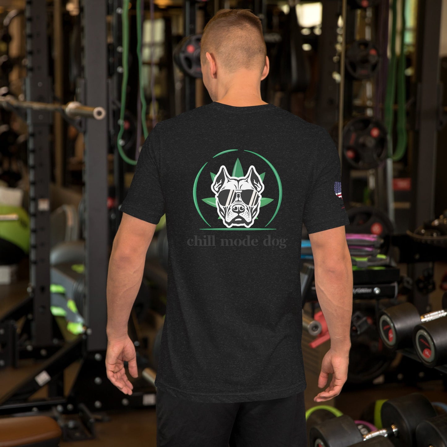 Pitbull Marijuana T-Shirt | K9 Streetwear Graphic Tee - The snout club 1985