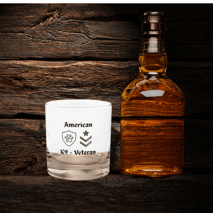rocks glass american K9 - veteran - The snout club 1985