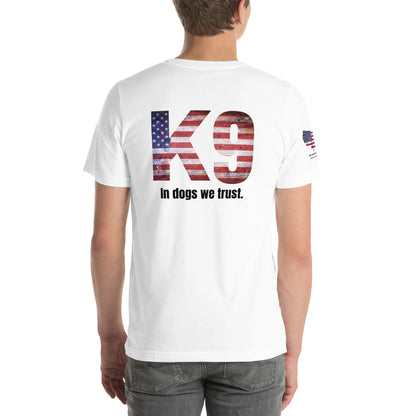 T-Shirt Backprint Streetwear K9 US Style - The snout club 1985