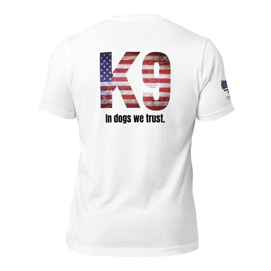 T-Shirt Backprint Streetwear K9 US Style - The snout club 1985