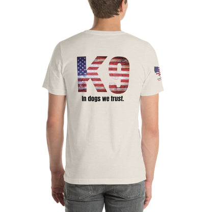 T-Shirt Backprint Streetwear K9 US Style - The snout club 1985