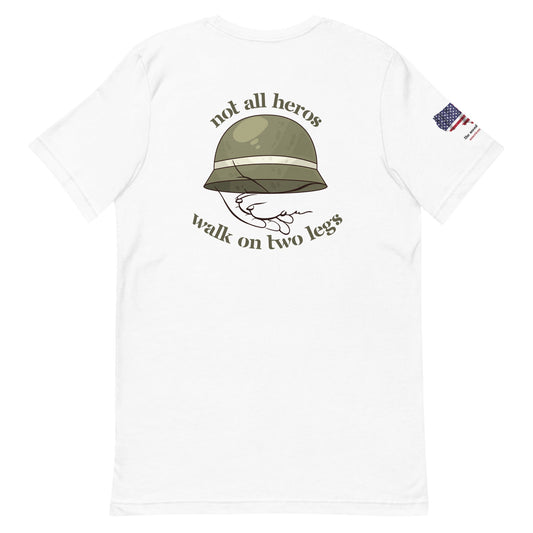 Veteran T-Shirt human hand, and dog paw - The snout club 1985