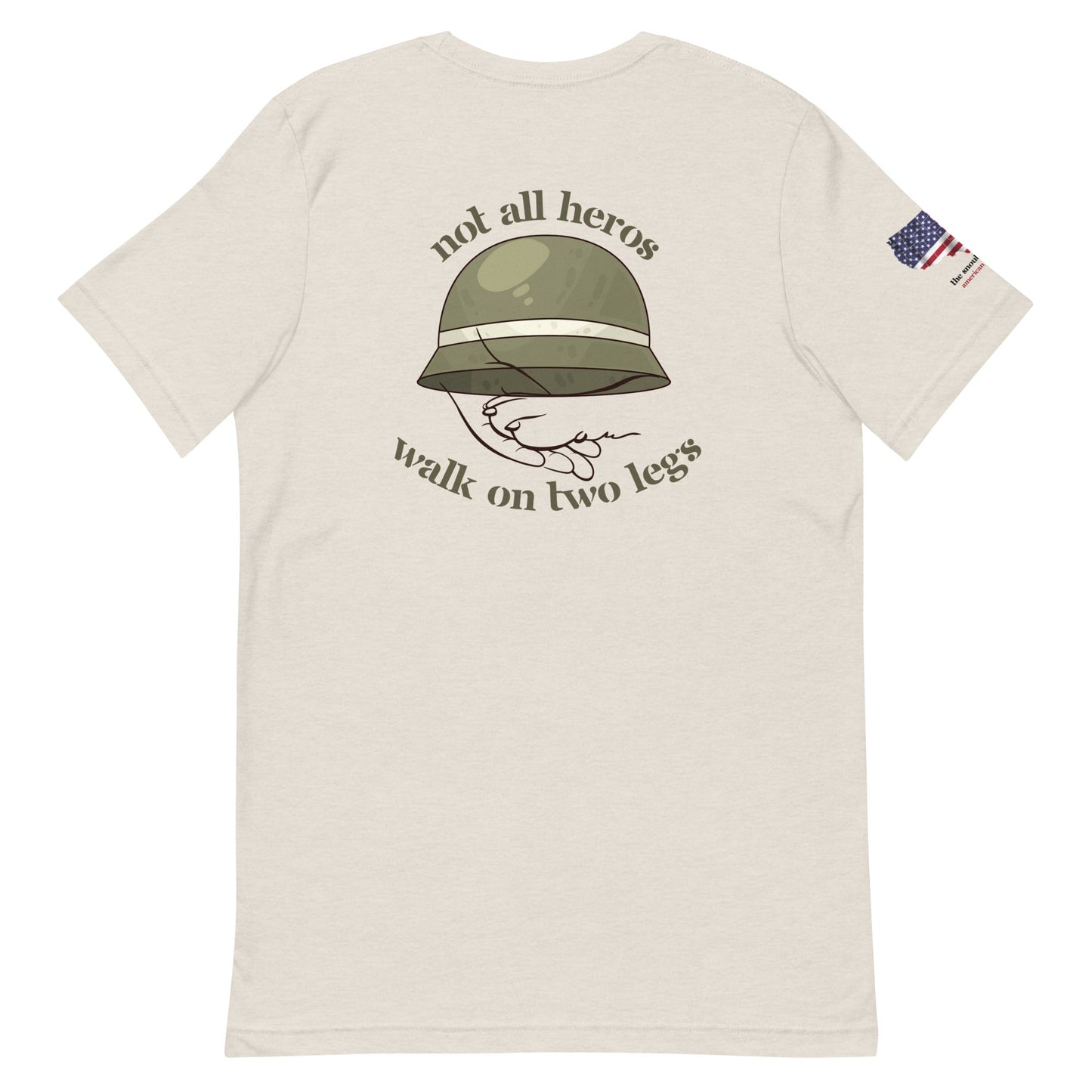Veteran T-Shirt human hand, and dog paw - The snout club 1985