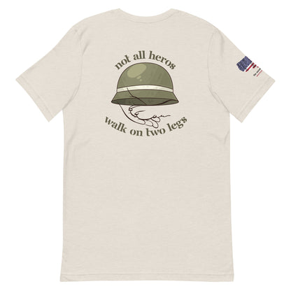 Veteran T-Shirt human hand, and dog paw - The snout club 1985
